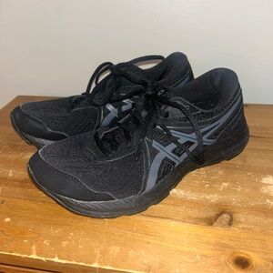 Asics Gel Contend 7 Women's Sz 8.5 Running Shoes Black Athletic Sneakers